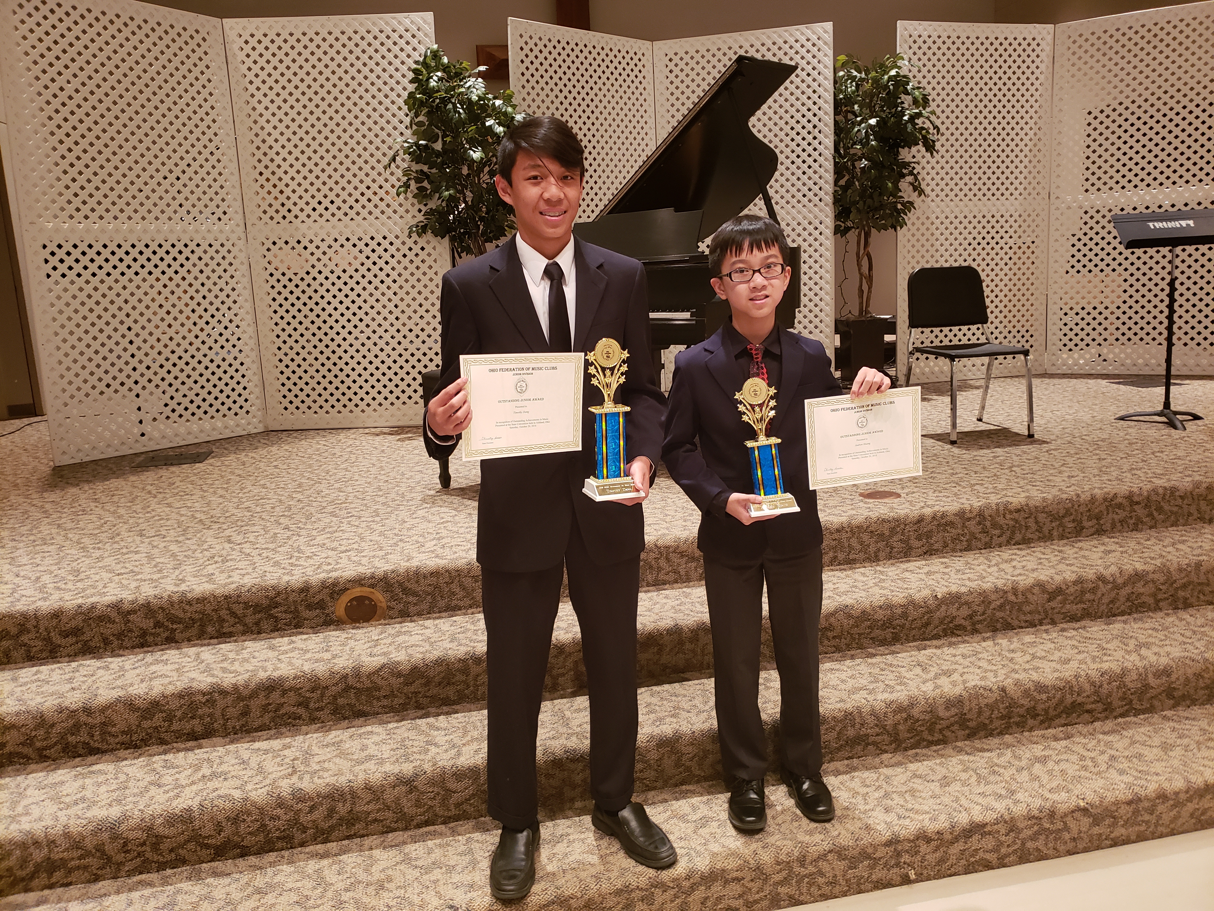 Winners during Junior Day of October, 2018 OFMC Convention in Ashland.